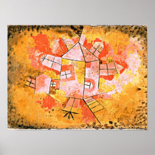 Paul Klee, Revolving House Poster