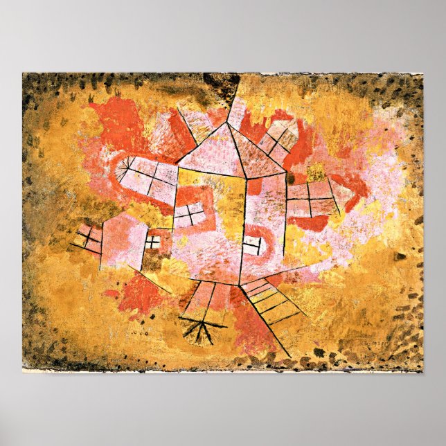 Paul Klee, Revolving House Poster (Framsidan)