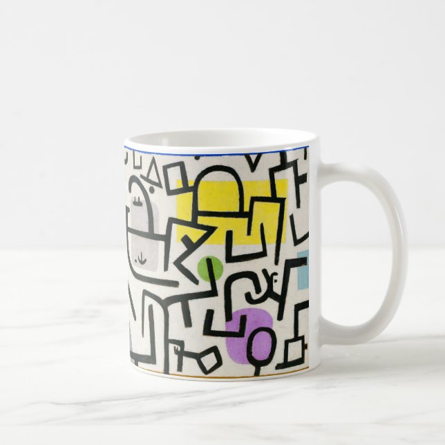 Paul Klee Rich Harbor Abstrakt Expressionism Kaffemugg (Höger)