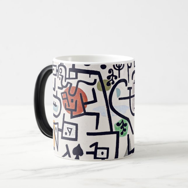 Paul Klee Rich Port Abstract Art Mug Magisk Mugg (Framsida vänster)