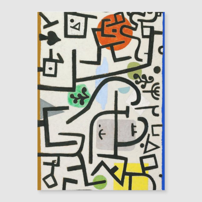 Paul Klee Rik Harbour Abstrakt Expressionism (Framsida)