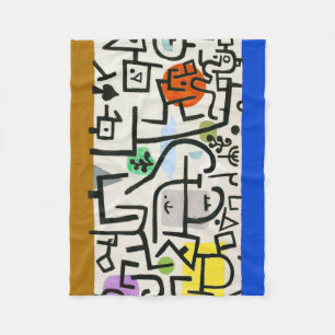 Paul Klee Rik Harbour Abstrakt Expressionism Fleecefilt