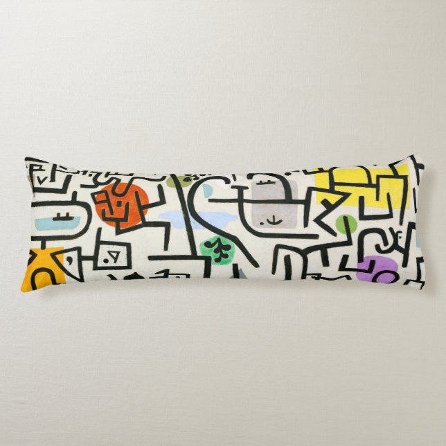 Paul Klee Rik Harbour Abstrakt Expressionism Kroppskudde (Framsidan)