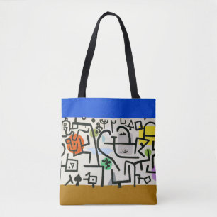 Paul Klee Rik Port Harbour Abstrakt Travel Tygkasse