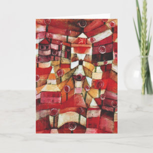 Paul Klee Ro Garden Greeting Card Kort