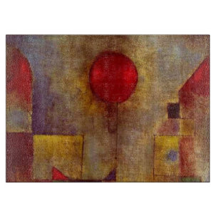 Paul Klee Röd Ballong Abstrakt Färgrik Konst