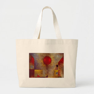 Paul Klee Röd Ballong Abstrakt Färgrik Konst Jumbo Tygkasse