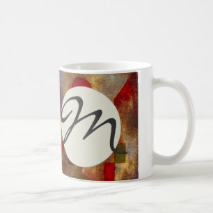 Paul Klee Röd Ballong Abstrakt Färgrik Konst Kaffemugg
