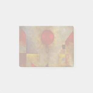 Paul Klee Röd Ballong Abstrakt Färgrik Konst Post-it Block