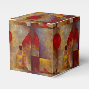 Paul Klee Röd Ballong Abstrakt Färgrik Konst Presentaskar