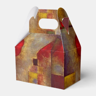 Paul Klee Röd Ballong Abstrakt Färgrik Konst Presentaskar