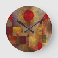 Paul Klee Röd Ballong Abstrakt Färgrik Konst 