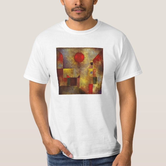 Paul Klee röd ballong T-shirt (Framsida)