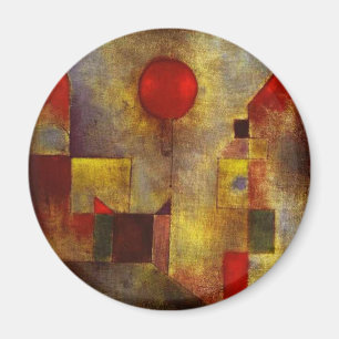 Paul Klee röd ballongmagnet Magnet