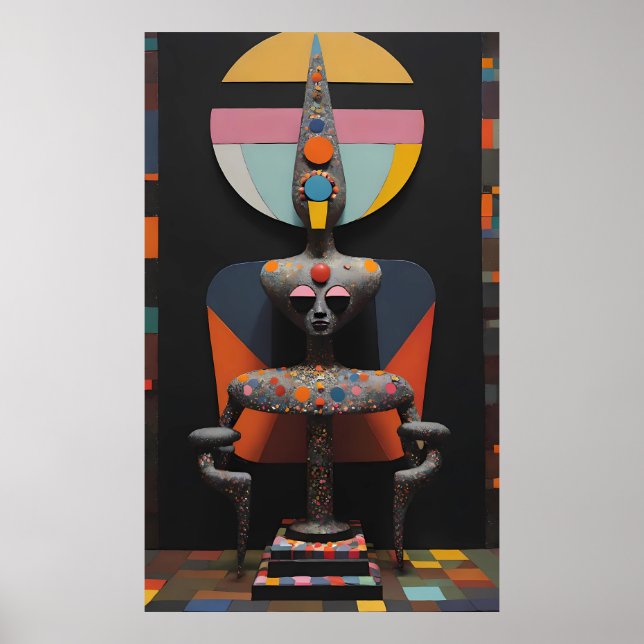 Paul Klee Sat här Poster (Framsidan)