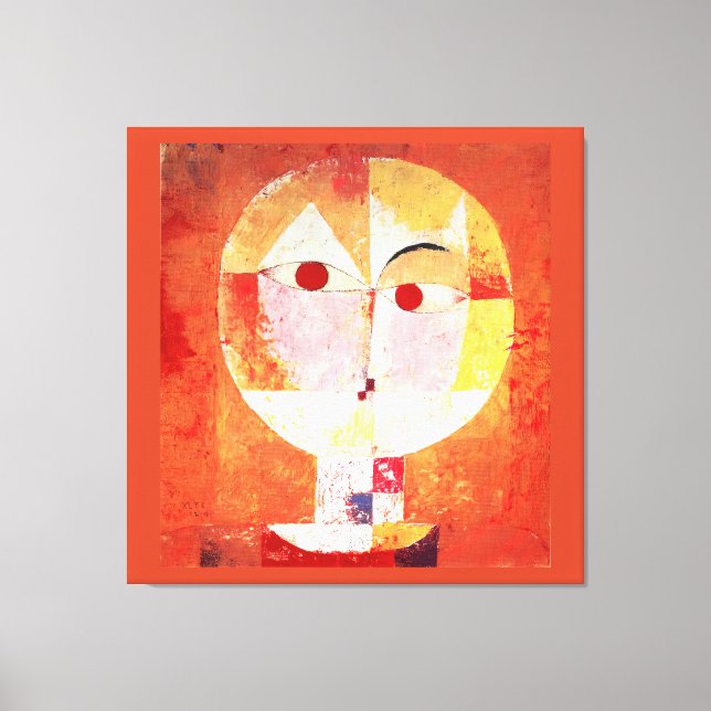 Paul Klee Senecio Canvastryck (Framsida)