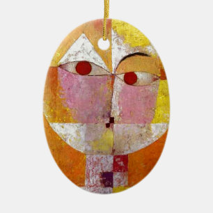 Paul Klee Senecio Painting Julgransprydnad Keramik
