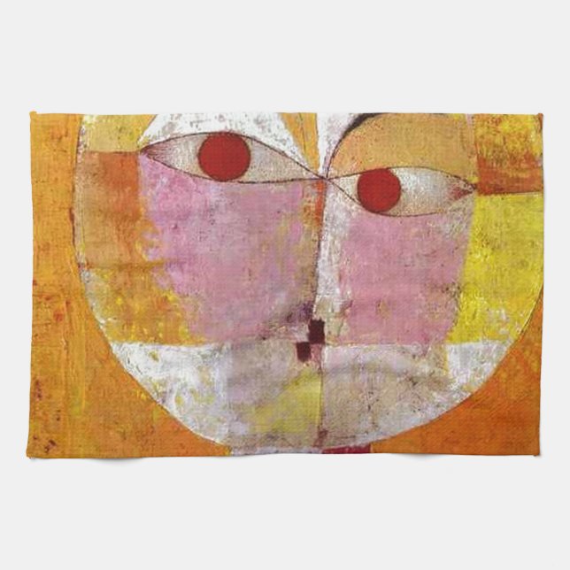 Paul Klee Senecio Painting Kökshandduk (Horisontell)