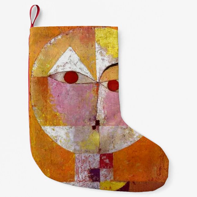 Paul Klee Senecio Painting Liten Julstrumpa (Framsidan)