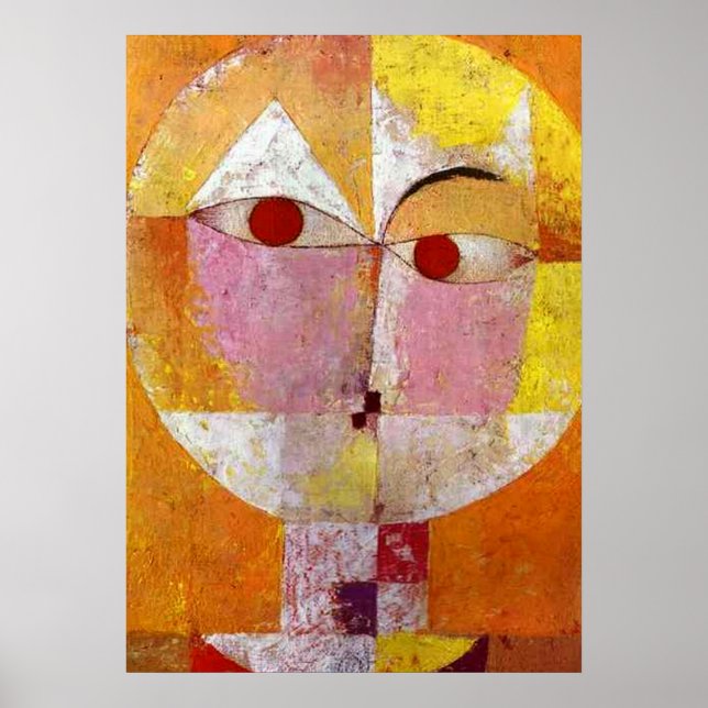 Paul Klee Senecio Painting Poster (Framsidan)