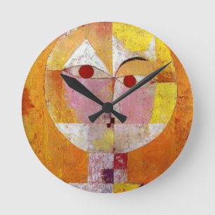 Paul Klee Senecio Painting Rund Klocka