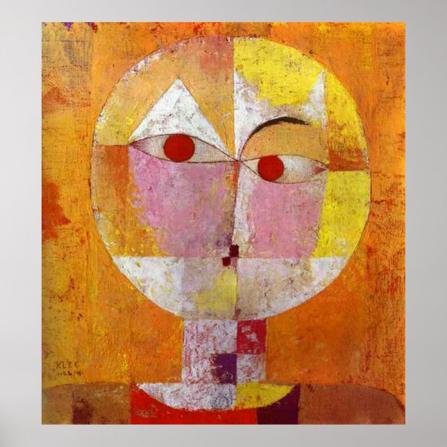 Paul Klee Senecio Poster (Framsidan)