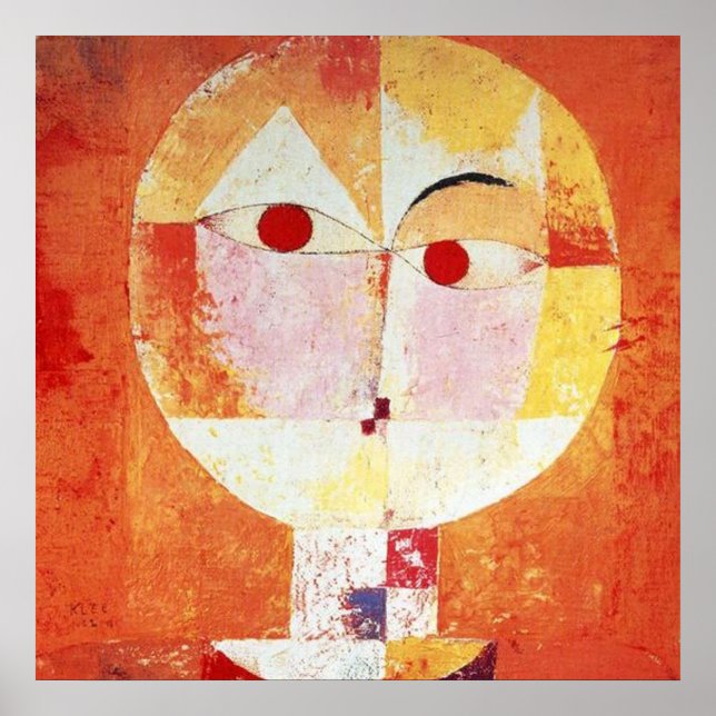 Paul Klee Senecio Poster (Framsidan)