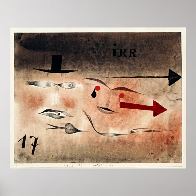 Paul Klee - Seventeen, Crazy, Poster (Framsidan)