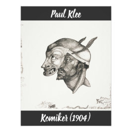 Paul Klee Sketch Komiker (mask) Fototryck
