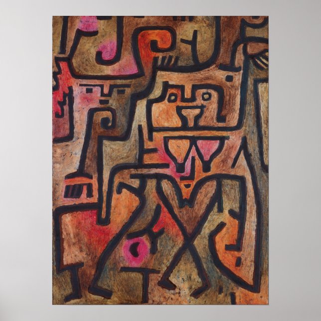Paul Klee - Skogshäxor Poster (Framsidan)