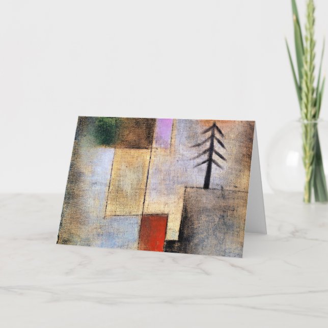 Paul Klee - Small Fir Bild Kort (Framsida)