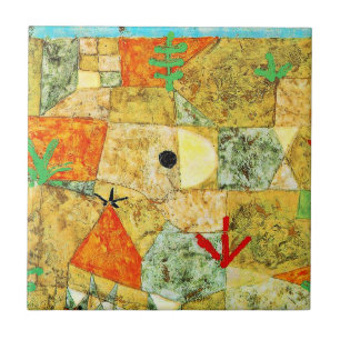Paul Klee - Södra Trädgårdar, Kakelplatta