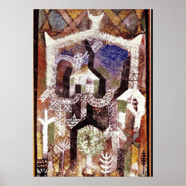 Paul Klee - sommarhus Poster (Framsidan)