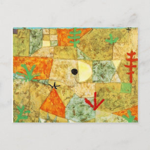 Paul Klee- Southern gardens Vykort