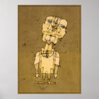 Paul Klee Spöke av ett geni Vintage Abstrakt Konst