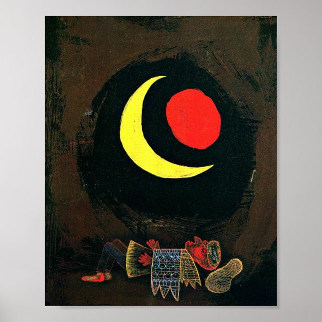 Paul Klee: Stark Dream, populär teckning Poster (Framsidan)
