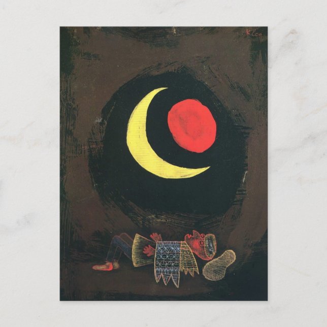 Paul Klee- Stark dröm Vykort (Framsida)