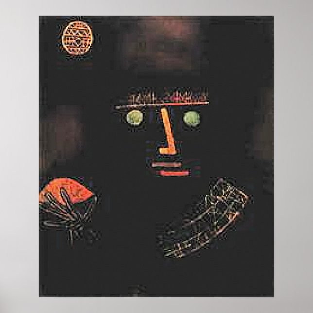 Paul Klee, Svarta riddaren, Poster (Framsidan)