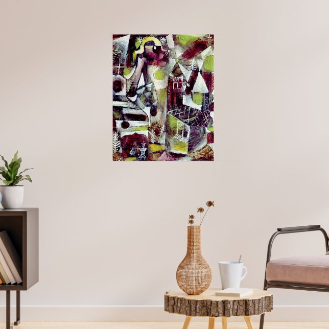 Paul Klee - Swamp Legend Poster (Vardagsrum 3)