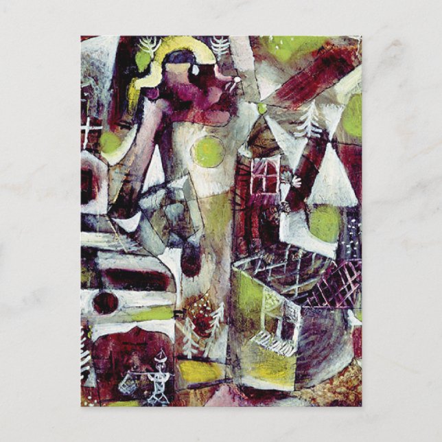 Paul Klee - Swamp Legend Vykort (Framsida)