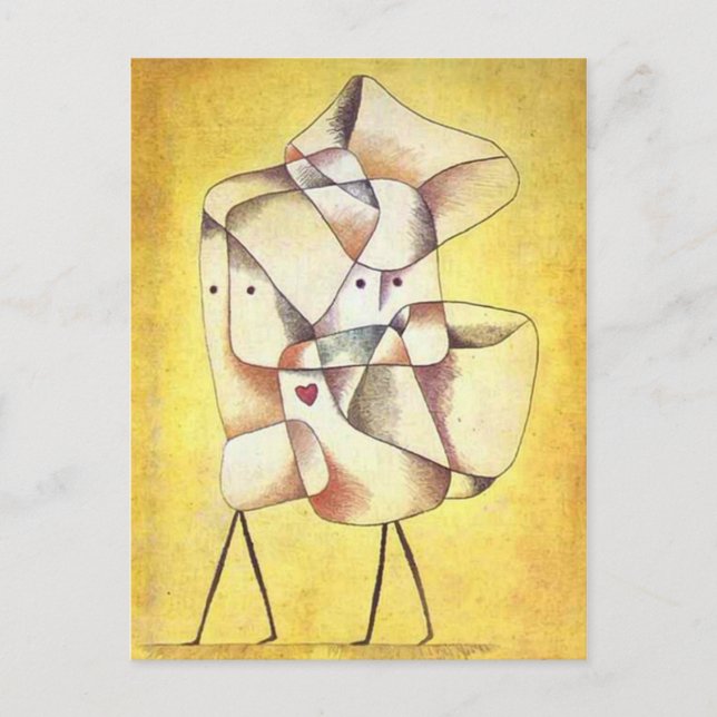 Paul Klee - Syskon Vykort (Framsida)