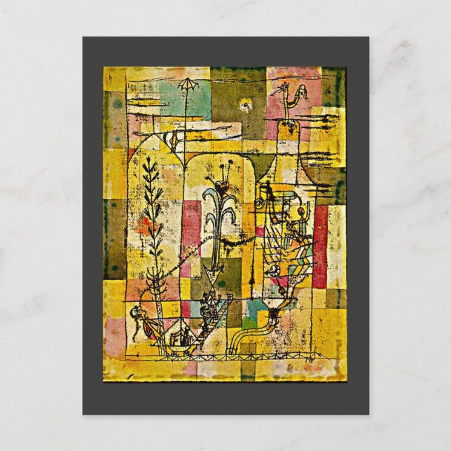 Paul Klee - Tale of Hoffmann Vykort (Framsida)