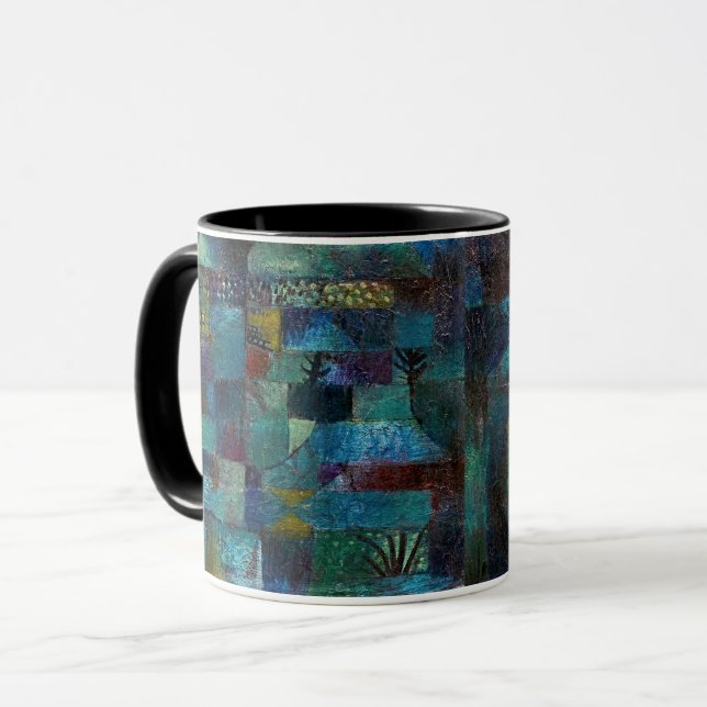 Paul Klee Terrasserad Trädgård Konst Mugg (Framsida vänster)