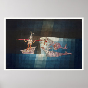 Paul Klee The Seafarer Abstrakt Nautilus Affisch