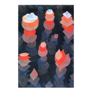 Paul Klee - Tillväxt av nattväxter Fototryck