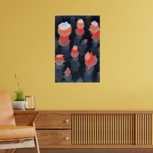 Paul Klee - Tillväxt av nattväxter Poster