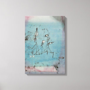 Paul Klee Twittering Maskin Canvas Poster