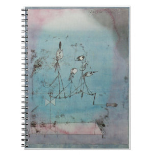 Paul Klee Twittering maskinanteckningsbok Anteckningsbok