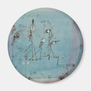 Paul Klee Twittering maskinmagnet Magnet