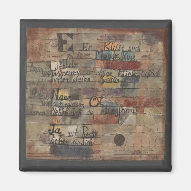 Paul Klee (tysk, 1879-1940) Magnet (Framsidan)
